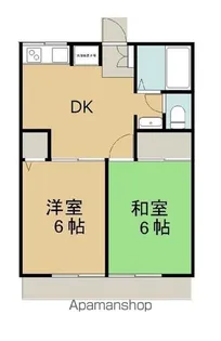 コーポアボンリー【102号室】の間取り