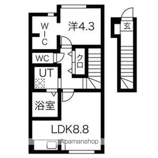 M&T神町北I【202号室】の間取り