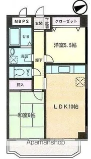 東京都板橋区桜川3丁目【マンション】の間取り