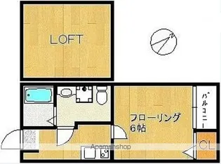 コモエスタ春日【101号室】の間取り