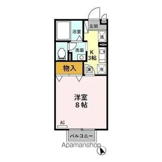 MAISONGEGUSOLEIL AMI(メゾンゲグウソレイユア【1階】の間取り