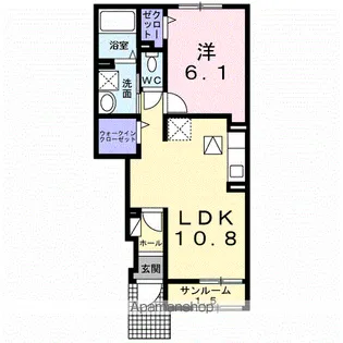マルグレーテ【1階】の間取り