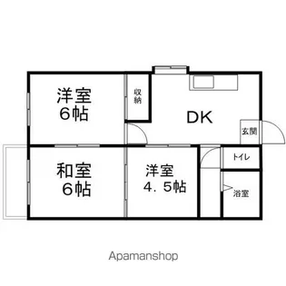 セゾンフジマル【102号室】の間取り