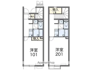 レオネクストシメオン【207号室】の間取り