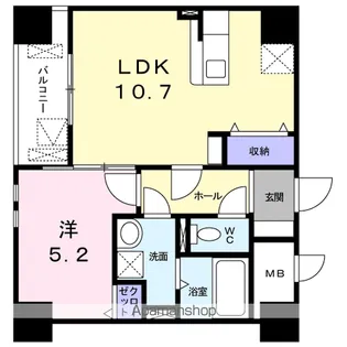 リフレスタ 吹上【8階】の間取り