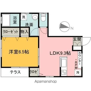 BUSH CLOVER【1階号室】の間取り