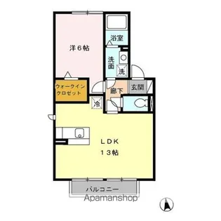 グランシャリオ W【2階】の間取り