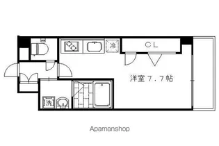 エクラージュ御池【2階】の間取り