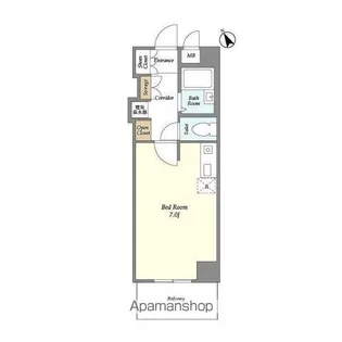 北辰レジデンス東船橋【1階】の間取り