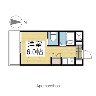 スミタスヴィレッジ高砂【4階】の間取り