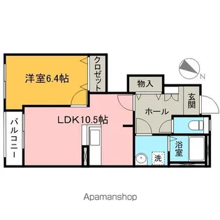 DモンドⅠ【1階】の間取り