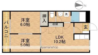 ルミエール【2階】の間取り