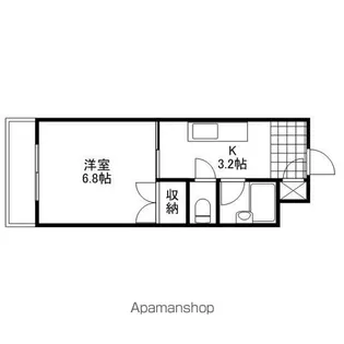 パークアベニュー伊島【2階】の間取り
