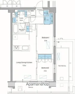 ルフォンプログレ高田馬場ノース【5階】の間取り