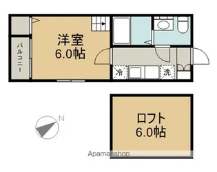マインハイム枇杷島【1階】の間取り