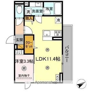 リオ ポンテ【3階】の間取り