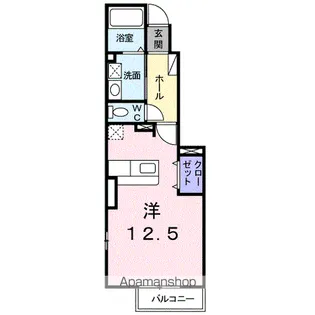 ヴィラ・サニーヒルB【103号室】の間取り