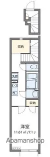 クレイノウェルテクス【2階】の間取り