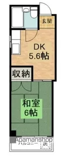 バンビ白山第4ビル【3階】の間取り