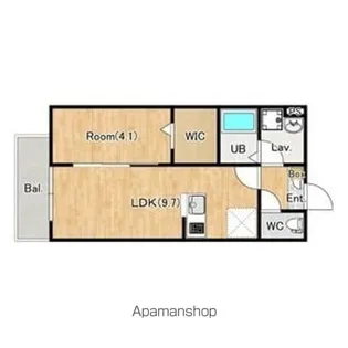 ジーメゾン春日部小渕【302号室】の間取り