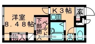 レオパレスリベェールSOGA【2階】の間取り
