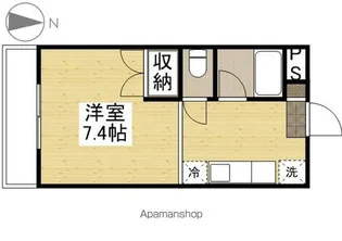 サンパレスイノウエ【202号室】の間取り