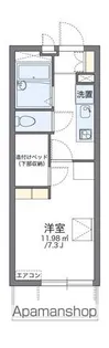 レオパレス松浜東【203号室】の間取り