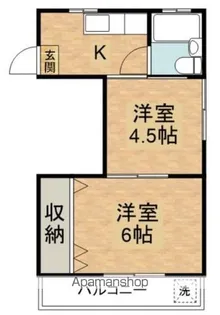 アイパレス【2階】の間取り