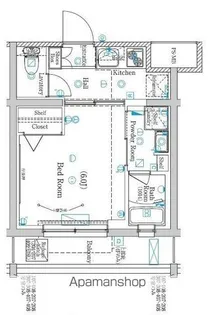 ラフィスタ元町Ⅰ【2階】の間取り
