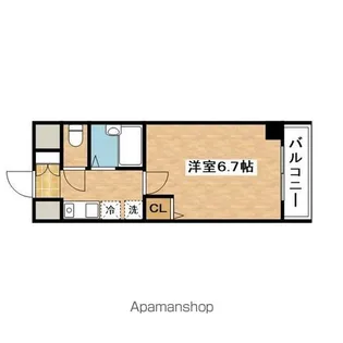 コスモハイツ【1階】の間取り