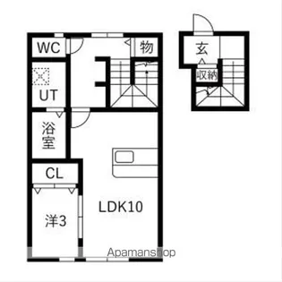 グラージアス(GRAJIAS)【2階】の間取り