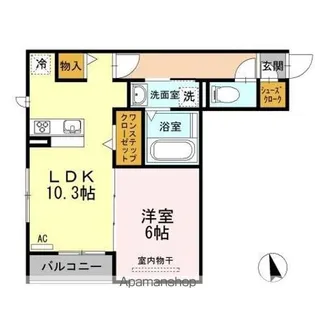 エポラール東別院【2階】の間取り
