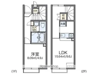 レオネクストアルデンテ 緑ヶ丘【1階】の間取り
