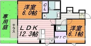 あさひ参番館【1階】の間取り