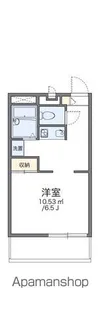 レオパレスHAPPYFIELD【203号室】の間取り