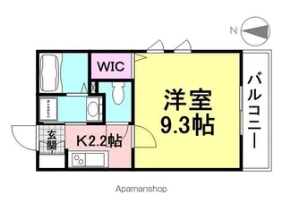 グリーンハウス御園【2階】の間取り