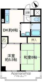 ハイム・ユーゲント【7階】の間取り