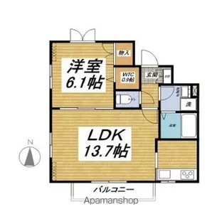エスポワール【2階】の間取り