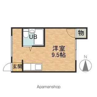 森本ハイツ【1階】の間取り