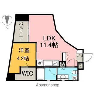 シャトー&ホテル名駅南2ND【7階】の間取り