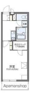レオパレスマドンナ Ⅱ【104号室】の間取り