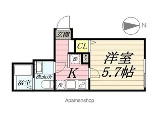 ルクシア桜ヶ丘【1階】の間取り