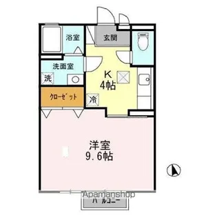メゾン・ド・プランドール【1階】の間取り