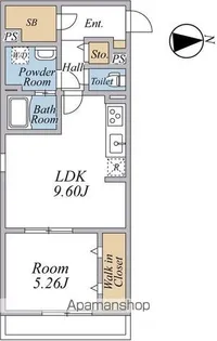 リブリ・赤塚【2階】の間取り