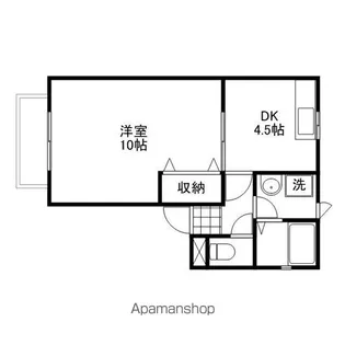 ルール トワール【2階】の間取り