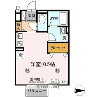 シャルマン【1階】の間取り