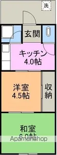 和泉荘【201号室】の間取り