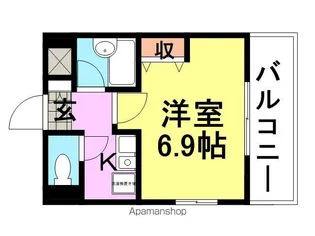 エスティライフ武庫之荘【301号室】の間取り