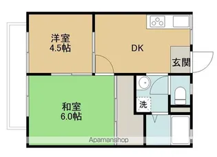 LEON田名【2階】の間取り
