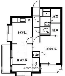 エスペランサ田上【1階】の間取り